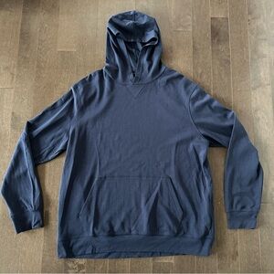 Bugatchi Men's Navy Lightweight Hooded Longsleeve Quiet Luxury‎ Navy Size XXL